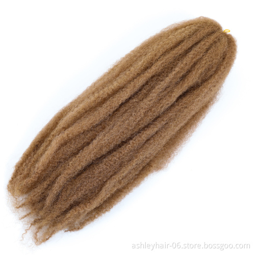 18 Inch 60G 100% Kanekalon Synthetic Fiber Marley Braid Afro Kinky Hair Extensions